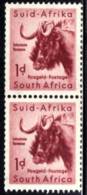 South Africa - 1954 1d Coils Pair (**) # SG 152 , Mi 240 - Ungebraucht