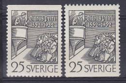 ## Sweden 1952 Mi. 367 (Do, Du)      25 Ö Schwedischen Reformator Olavus Petri (1493-1552) MNH** - Nuevos