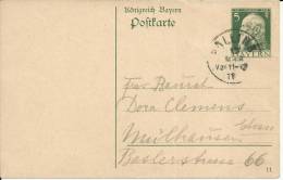 ALEMANIA BAVIERA ENTERO POSTAL G - Entiers Postaux