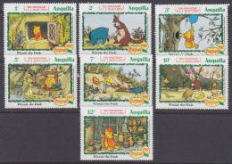 ## Anguilla 1982 Mi. 515-21 Weihnachten Christmas Jul Noel Alan Alexander Milne Disney-Film "Winnie The Pooh" MNH** - Anguilla (1968-...)