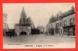 LIMOURS - L'Eglise Et La Mairie. (animation) - Limours