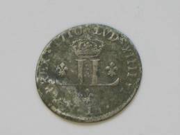 LOUIS XIV -  XXX 30 Deniers - 1710  D (Lyon) - 1715-1774 Luis XV El Bien Amado