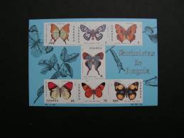 Angola  Block ** MNH   Butterflies   1981 - Angola