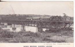 2-Sowa-Sierra Leone-Colonia Inglese-Gran Bretagna-Treni-Ponti-Trains-Ponts-Bridges-v.1906 X Paris-France - Sierra Leone