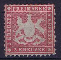 Deutschland: Württemberg Mi.26 MH No Gum /(*) - Postfris