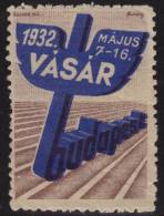 1932 - Budapest International Fair (Exhibition) - Hungary - Altri & Non Classificati