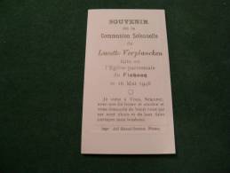 A-3-2-105 Souvenir Communion Lucette Verplancken Flobecq 1948 - Kommunion Und Konfirmazion