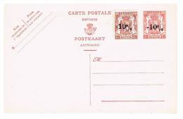 Carte 132A -10% Surcharge Locale, Neuve, Avec Timbre Complémentaire à 1 F - Briefkaarten 1934-1951