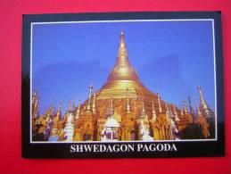 CPM  MYANMAR SHWEDAGON PAGODA  NON VOYAGEE - Myanmar (Birma)