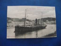 Cpa Port Vendres.Arrivée De La Marsa Dans Le Port. Liaison Avec L'Algérie - Port Vendres