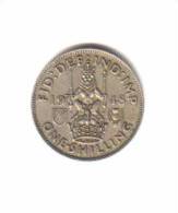 GREAT BRITAIN    1  SHILLING  1948  (KM# 864) - I. 1 Shilling