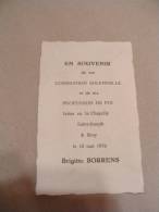 A-3-2-105 LC32 Souvenir Communion Brigitte Borrens Bray 1970 - Communie