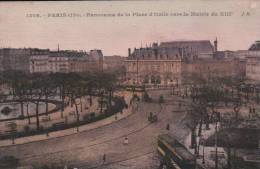 PARIS 13 ème/ PANORAMA De La PLACE D'ITALIE Vers La MAIRIE Du XIII   / Référence 2221 / - Paris (13)