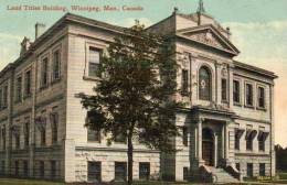 Winnipeg Land Titles Bldg Manitoba 1910 Postcard - Winnipeg