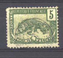 Congo  :  Yv  30d  (o)  Filigrane Renversé - Used Stamps