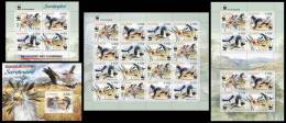 UGANDA 2012 - WWF. Secretary Bird, Complete Set. Official Issue - Collections, Lots & Series