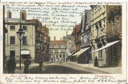 High Street  Shrewsbury  Shropshire U.K    Post Card  1907 - Shropshire