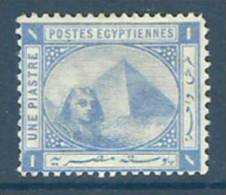 Egypt 1879 - 1902 ( De La Rue - 1 Piastre ) - MH (*) - 1866-1914 Khédivat D'Égypte