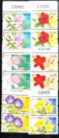 Hong Kong 2008 Flowers Pair MNH - Unused Stamps