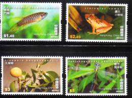 Hong Kong 2010 Fish Frog Animals Biodiversity MNH - Unused Stamps