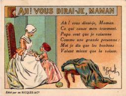 H. GERBAULT -  Ah ! Vous Dirai-je, Maman    -  Pub Alcool De Menthe RICQLES (49506) - Other Illustrators