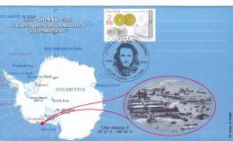 AMERICAN STATION IN ANTARTICA "LITTLE AMERICA 5",SPECIAL COVER,2006,ROMANIA - Explorateurs