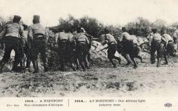 1914. En Belgique , Nieuport , Les Chasseurs D'Afrique. - Guerre 1914-18