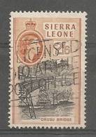 Sierra Leone N°190 Pont à Orugu - Sierra Leona (...-1960)