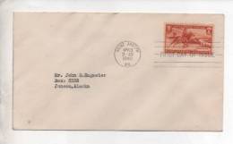 COURRIER POUR  SAINT JOSEPH 1940 - Storia Postale