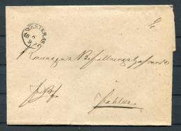 1857 Sweden Westeras Cover To Falun - ... - 1855 Prephilately