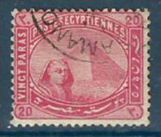 Egypt 1879 - 1902 ( De La Rue - 20 Paras ) - Used - 1866-1914 Khedivaat Egypte