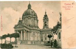 1903    CARTOLINA TORINO  ANNULLO A BANDIERA - Chiese