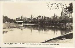 A Peaceful Scene From Banks Of The River Yarra, Melbourne (the Rose Series). - Melbourne