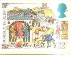66922)cartolina Illustratoria Inglese Serie Isle Of Man - Rappresentazioni Varie. Domesday Book - Isola Di Man (dell'uomo)