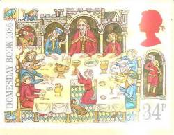 66925)cartolina Illustratoria Inglese Serie Isle Of Man - Rappresentazioni Varie. Domesday Book - Isola Di Man (dell'uomo)