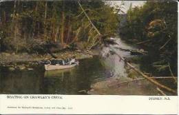 Boating On Crawley's Creek - SYDNEY, N.S. - Andere & Zonder Classificatie