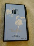 Echantillon Violette Angel - Jardin D´étoiles - Thierry Mugler - Eau De Parfum - 2 Ml - Echantillons (tubes Sur Carte)