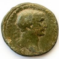 Roman Empire - #253 - Traianus - AS - SPQR OPTIMO PRINCIPI - VF! - La Dinastía Antonina (96 / 192)