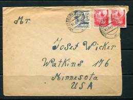 Germany Wurttemberg 1948 Cover To USA - Württemberg