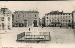 01...AIN....BOURG....PLAC E GRENETTE ET STATUE DE BICHAT....NON.. ECRITE. . ‹(•¿• )› - Sonstige & Ohne Zuordnung