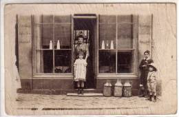 COMMERCE.CARTE PHOTO.LAITERIE DE TRAPPES. - Trappes