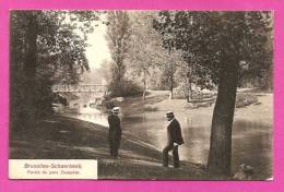 Bruxelles- Schaerbeek - Partie Du Parc Josaphat -  Animée - CARTE LUX - 1911 - Schaarbeek - Schaerbeek