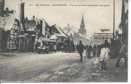 DANNEMARIE - Vue Sur La Grande Rue Depuis L'occupation - Dannemarie