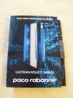 Echantillon Ultraviolet Man - Paco Rabanne - Eau De Toilette - 1.5 Ml - Echantillons (tubes Sur Carte)