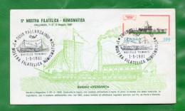 12 ITALIA 1979-93  Marcas De Barcos-SobreS  Circulado Y Tarjetas Filatélicas - Tarjetas Filatélicas