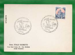 13 ITALIA 1979-93  Marcas De Barcos-SobreS  Circulado Y Tarjetas Filatélicas - Philatelic Cards