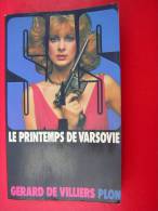 GERARD DE VILLIERS   SAS   PLON  LE PRINTEMPS DE VARSOVIE  N° 50  1982 - SAS