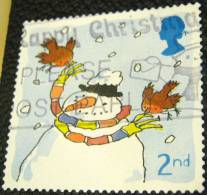Great Britain 2001 Christmas Snowman 2nd - Used - Non Classés