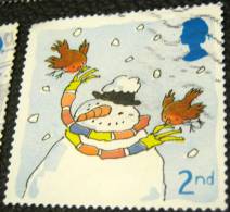 Great Britain 2001 Christmas Snowman 2nd - Used - Non Classificati
