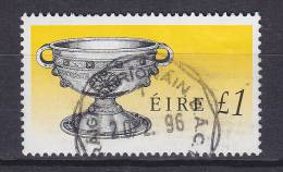 Ireland 1995 Mi. 707 I A II    1 £ Silberner Kelch Aus Dem Fund Von Aedagh Deluxe Cancel !! - Usados